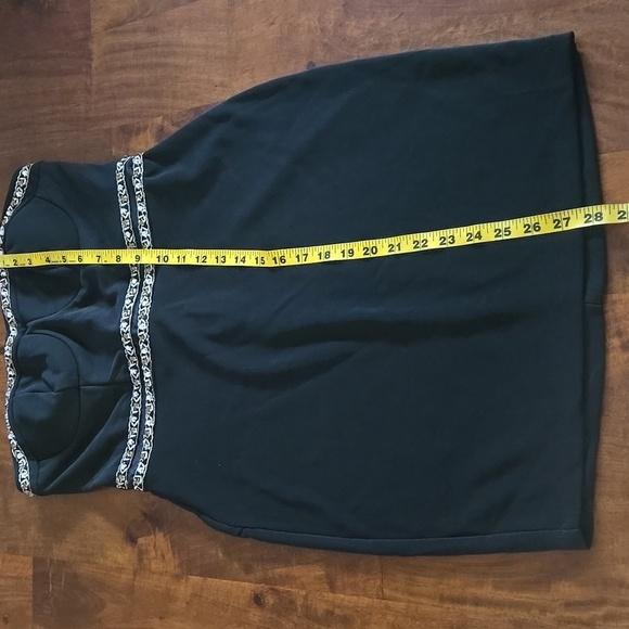 NWOT Frederick's of Hollywood Black Strapless Embellished Mini Dress Size 7/8 - Picture 9 of 10
